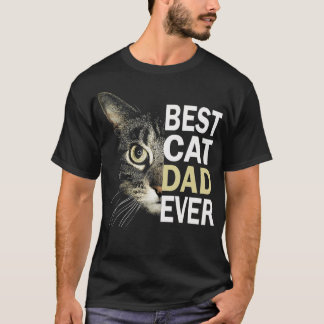 Camiseta Melhor pai de Gato de Gato, nunca Engraçado, Gato 