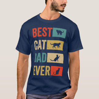 Camiseta Melhor Pai De Gato De Gato Que Socorro De Gato