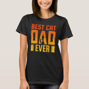 Camiseta Melhor Pai De Gato De Mens Que Já Passou No Dia Do