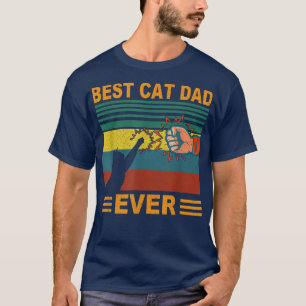 Camiseta Melhor Pai De Gato De Pai De Gato Engraçado Vint