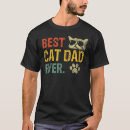 Camiseta Melhor pai de gato de todos os tempos