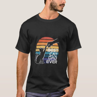 Camiseta Melhor Pai de Gato de Todos os Tempos Cumprimente 