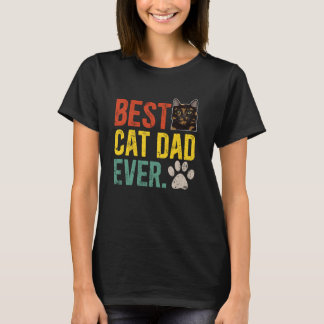 Camiseta Melhor Pai de Gato de Todos os Tempos Dono de Gato