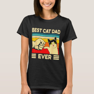 Camiseta Melhor Pai de Gato de Todos os Tempos Presente Eng