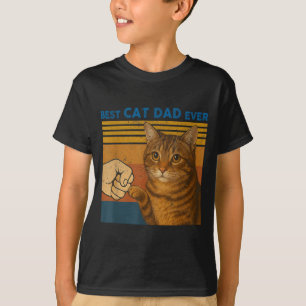Camiseta Melhor Pai de Gato de Todos os Tempos Presentes En