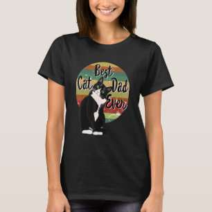 Camiseta Melhor Pai de Gato de Todos os Tempos Smoking Dia