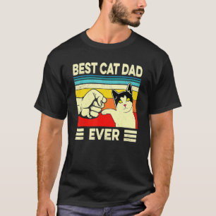 Camiseta Melhor Pai de Gato de Todos os Tempos T- Dia dos P