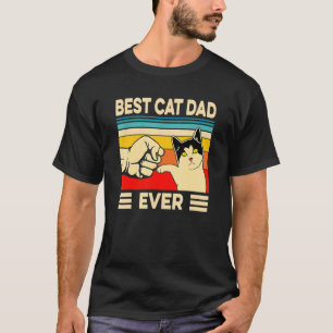 Camiseta Melhor Pai de Gato de Todos os Tempos T- Dia dos P