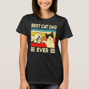 Camiseta Melhor Pai de Gato de Todos os Tempos T- Dia dos P