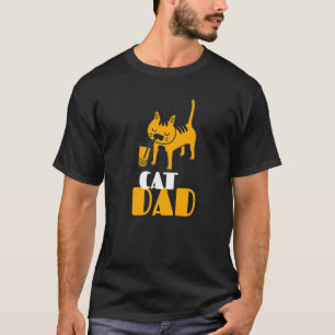 Camiseta Melhor Pai de Gato Dia dos Pais Homens Gatinho Pap