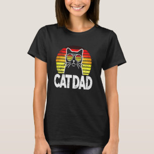 Camiseta Melhor Pai de Gato Dia dos Pais Homens Kitty Papai
