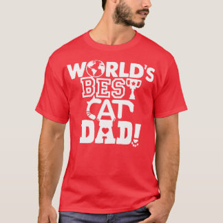 Camiseta Melhor Pai de Gato do Mundo