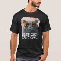 Melhor Pai de Gato do Mundo Moderno Personalizado