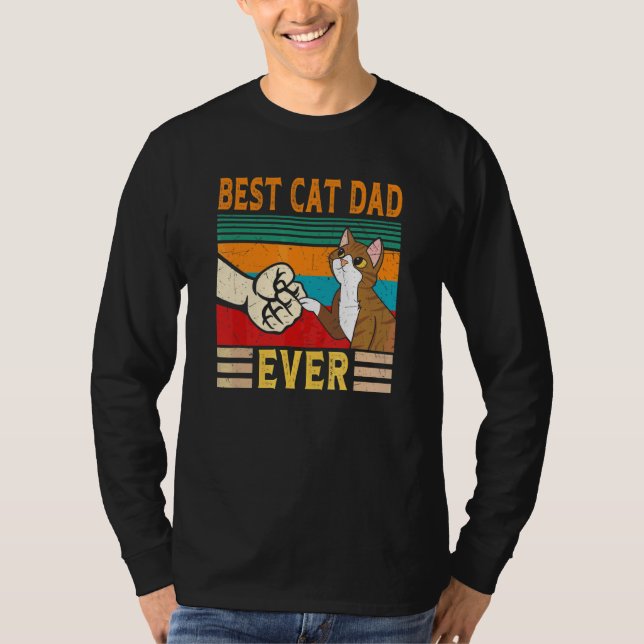 Camiseta Melhor Pai De Gato Do Pai 1 (Frente)
