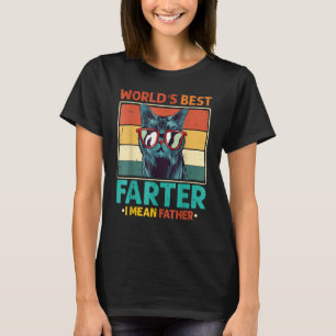 Camiseta Melhor Pai de Gato Engraçado do Mundo Melhor Flatu
