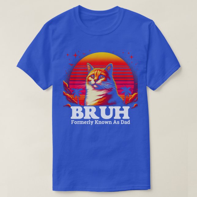 Camiseta Melhor Pai De Gato Já Dia de os pais design Cat Da (Frente do Design)