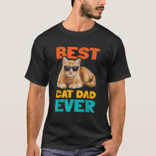 Camiseta Melhor Pai De Gato Já Engraçado Tabuleiro De Propr