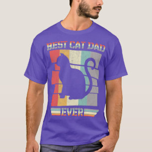 Camiseta Melhor Pai De Gato Nunca Mais Engraçado Pai De Gat