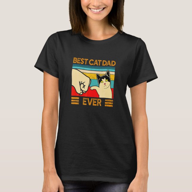 Camiseta Melhor Pai De Gato Nunca Pai Pai De Gato (Frente)