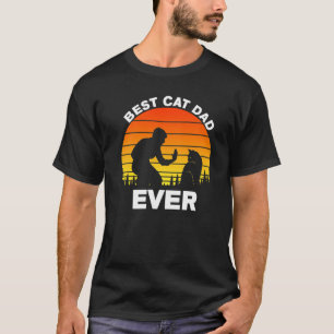 Camiseta Melhor Pai De Gato Nunca Retroativo
