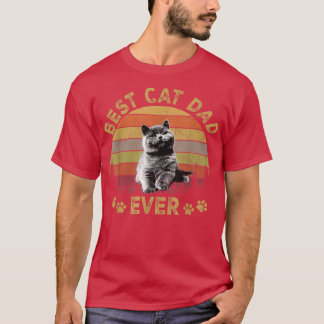 Camiseta Melhor Pai De Gato NuncaPai De Gato Engraçado Dia