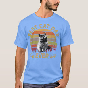 Camiseta Melhor Pai De Gato NuncaPai De Gato Engraçado Dia
