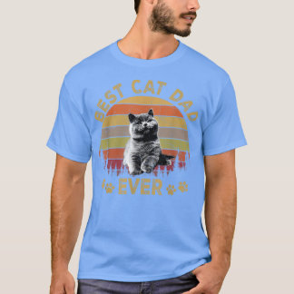 Camiseta Melhor Pai De Gato NuncaPai De Gato Engraçado Dia