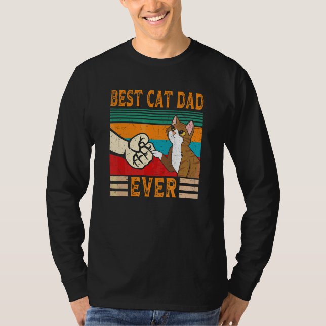 Camiseta Melhor Pai De Gato Pai 4 (Frente)