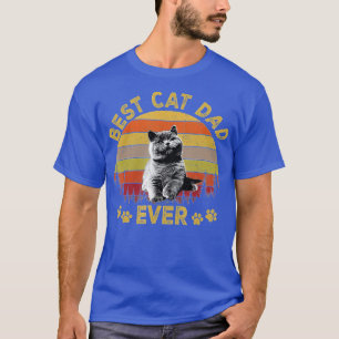 Camiseta Melhor Pai De Gato, Pai De Gato Engraçado Dia Pai 