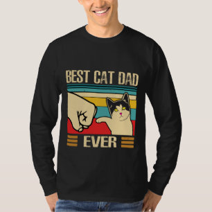 Camiseta Melhor Pai de gatos de arte
