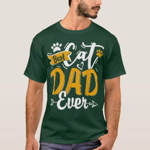 Camiseta Melhor pai de gatos de todos os Dias de os pais