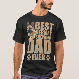 Camiseta Melhor Pai de German shepherd