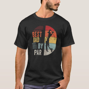 Camiseta Melhor Pai de Golfe dos Adolescentes de Par Pai Go