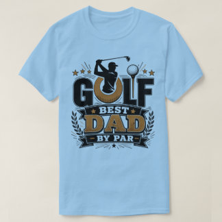Camiseta Melhor Pai de Golfe Por Par Dia dos Pais Engraçado