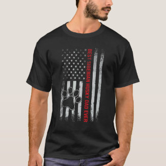 Camiseta Melhor Pai de Husky Siberiano de Todos os Tempos B