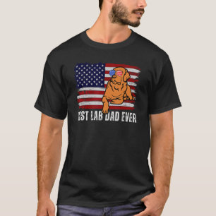Camiseta Melhor Pai De Laboratório Da Fox Red Labrador