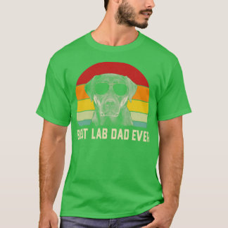 Camiseta melhor pai de laboratório dia de os pais de pai la