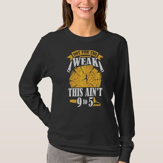 Camiseta Melhor Pai de Logger Cortando Logs de Escadas Trab (Frente)