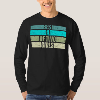 Camiseta Melhor Pai De Mens Para Duas Meninas