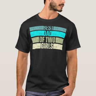 Camiseta Melhor Pai De Mens Para Duas Meninas