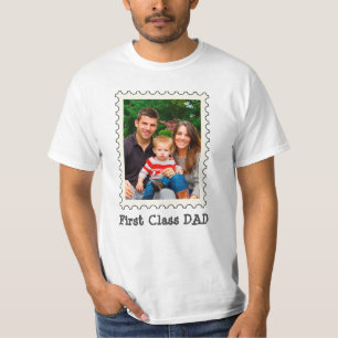 Camiseta Melhor Pai de PAI de PRIMEIRA CLASSE Foto personal
