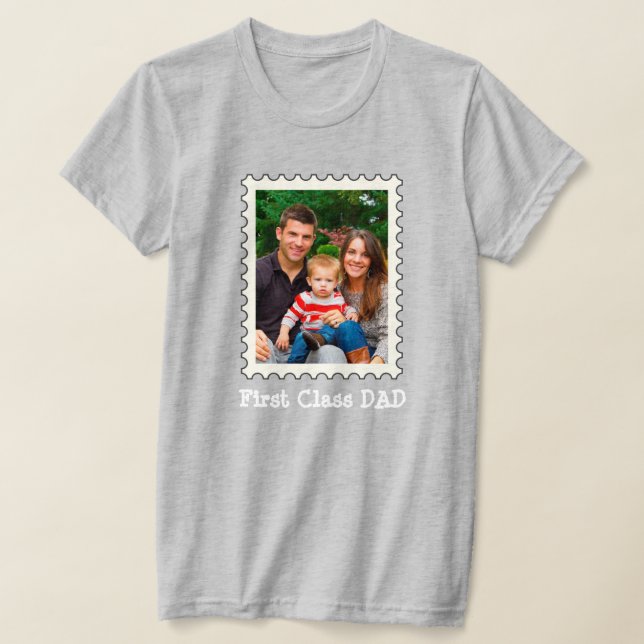 Camiseta Melhor Pai de PAI de PRIMEIRA CLASSE Foto personal (Postura )