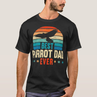 Camiseta Melhor Pai de Papagaio Alguma Vez Observando Pássa