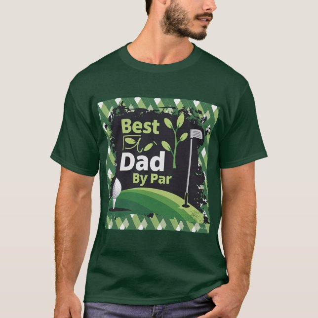 Camiseta Melhor Pai De Par Golf Design (Frente)