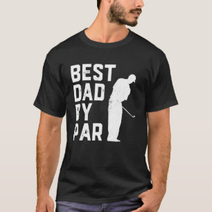 Camiseta Melhor Pai De Par Golf Lover Dons Para Homens Engr
