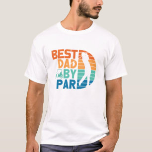 Camiseta Melhor Pai De Par Retro Golf