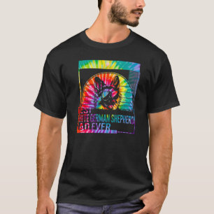Camiseta Melhor Pai de Pastor Alemão Branco de Todos os Tem