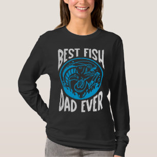 Camiseta Melhor Pai de Peixe Aquarista Aquário Peixe de Águ