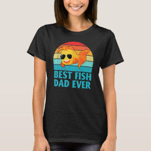 Camiseta Melhor Pai de Peixe de Sempre Carpa Dourada Para Q