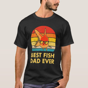 Camiseta Melhor Pai De Peixes Dourados Para Guardiões De Pe